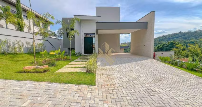 Casa com 3 dormitórios à venda, 204 m² por r$ 1.850.000,00 - condominio quintas da boa vista - atibaia/sp