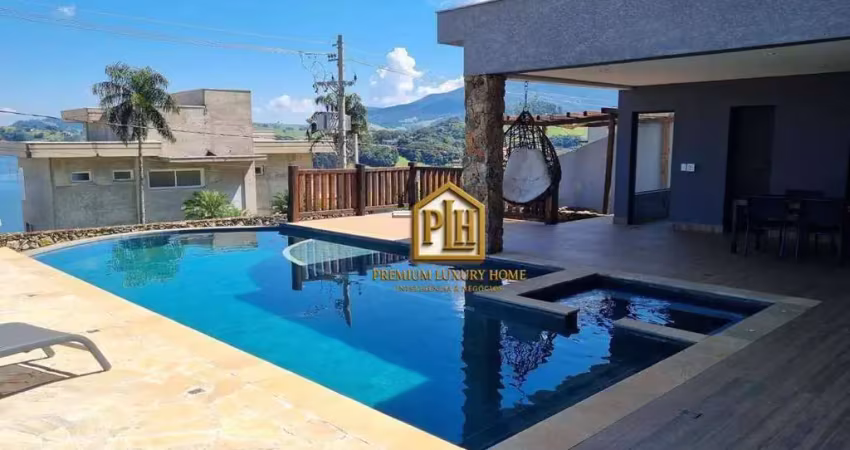 Casa de alto padrão à venda na represa de joanópolis – lazer, vista panorâmica e sofisticação em um só lugar