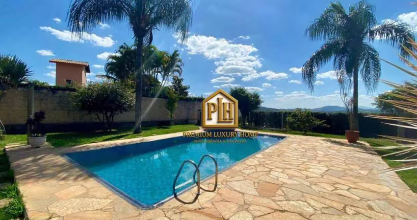 Chácara com 3 dormitórios, 1000 m² - venda por r$ 1.800.000 ou aluguel por r$ 8.000/mês - quintas da boa vista - atibaia/sp