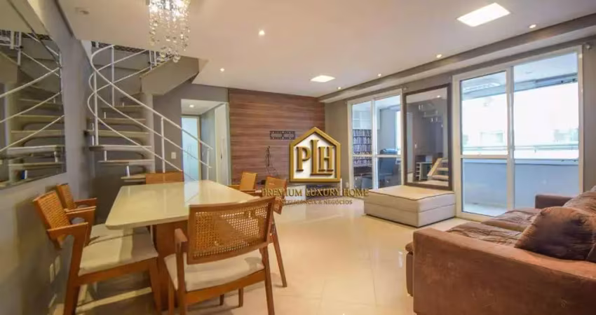 Cobertura duplex com 2 dormitórios, 166 m² - venda por r$ 1.395.000 ou aluguel por r$ 8.300 - tatuapé - são paulo/sp