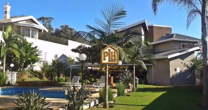 Sobrado com 4 dormitórios, 355 m² - venda por r$ 2.300.000,00 ou aluguel por r$ 9.413,94/mês - condominio palavra da vida - atibaia/sp