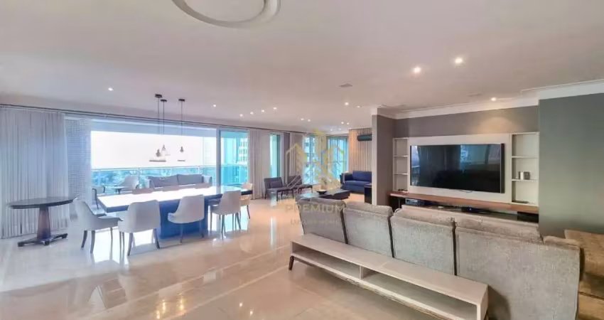 Apartamento com 4 dormitórios à venda, 335 m² por r$ 4.980.000,00 - jardim anália franco - são paulo/sp