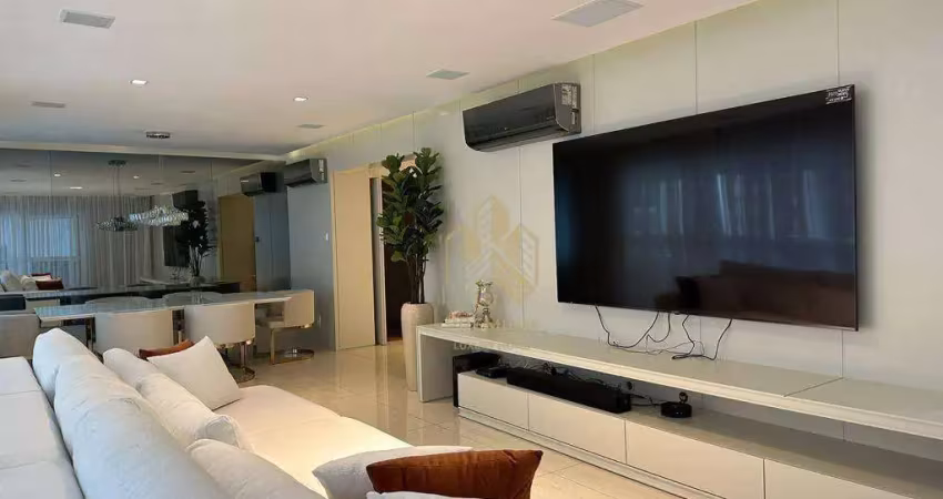 Apartamento com 3 dormitórios à venda, 180 m² por r$ 2.850.000,00 - jardim anália franco - são paulo/sp