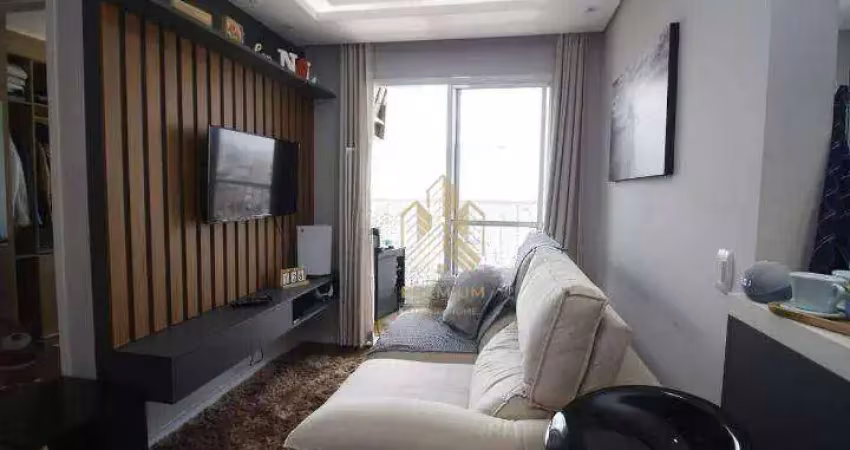 Apartamento com 2 dormitórios à venda, 45 m² por r$ 489.000,00 - tatuapé - são paulo/sp