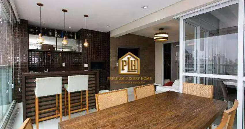 Apartamento com 3 dormitórios à venda, 157 m² por r$ 2.200.000,00 - jardim anália franco - são paulo/sp