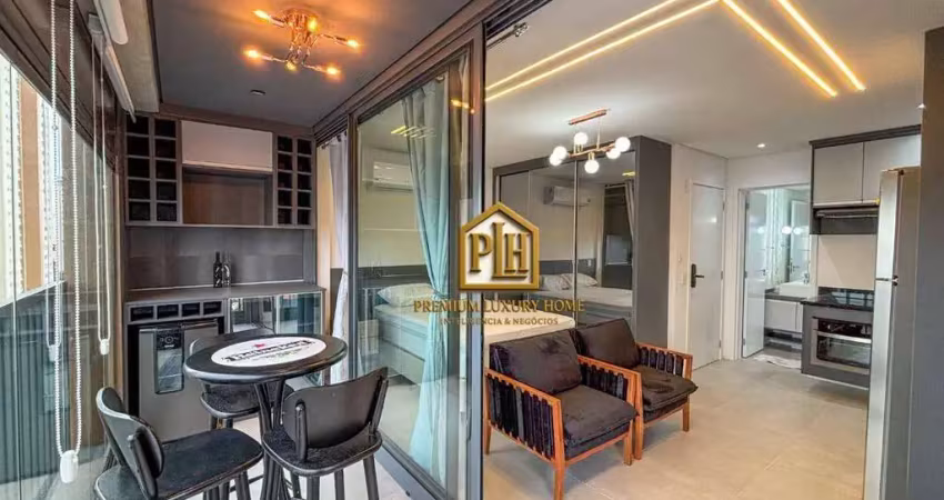 Apartamento com 1 dormitório para alugar, 35 m² por r$ 6.050,00/mês - tatuapé - são paulo/sp