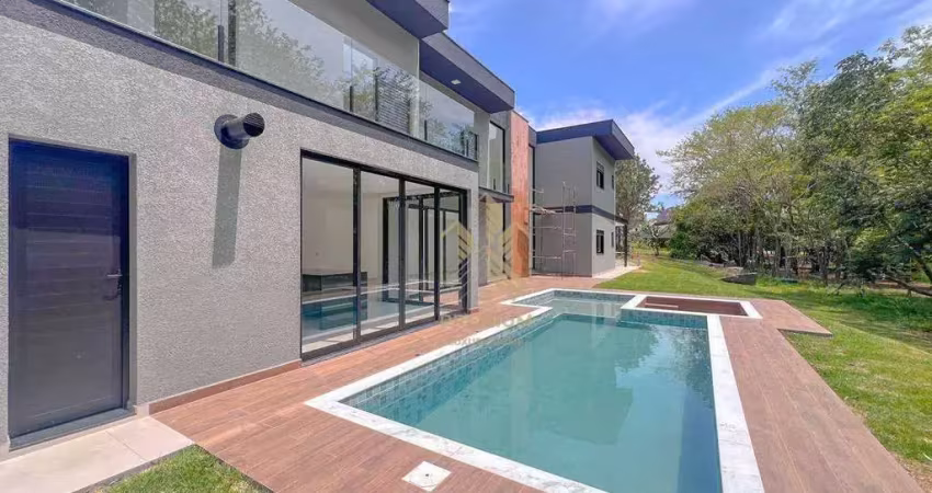 Casa com 4 dormitórios à venda, 334 m² por r$ 3.200.000,00 - condominio figueira garden - atibaia/sp