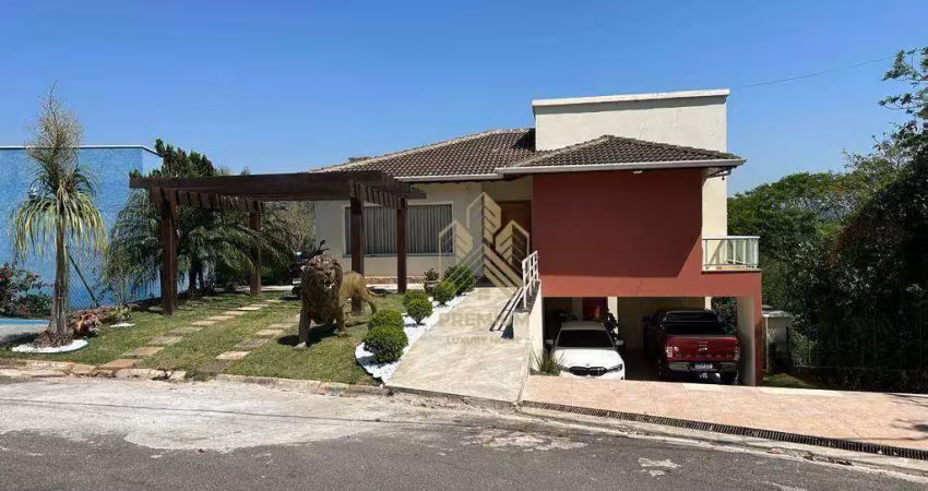 Casa com 4 dormitórios à venda, 390 m² por r$ 1.800.000,00 - condomínio serra da estrela - atibaia/sp