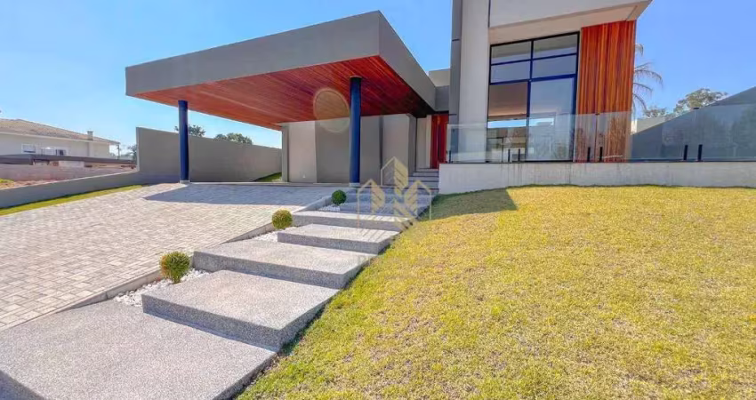 Casa com 4 dormitórios à venda, 285 m² por r$ 2.500.000,00 - condomínio equilibrium - atibaia/sp