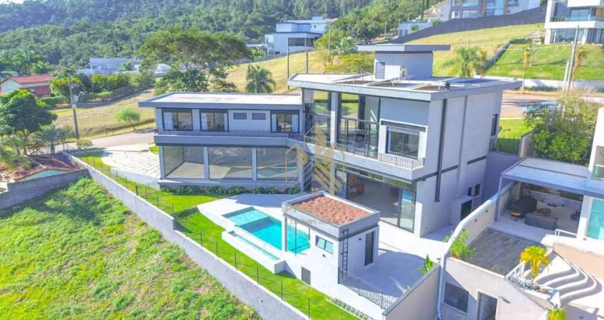 Casa com 4 dormitórios à venda, 442 m² por r$ 5.299.000,00 - condominio porto atibaia - atibaia/sp