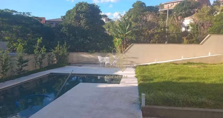 Casa de luxo em condomínio exclusivo – vista deslumbrante e completamente mobiliada em atibaia/sp