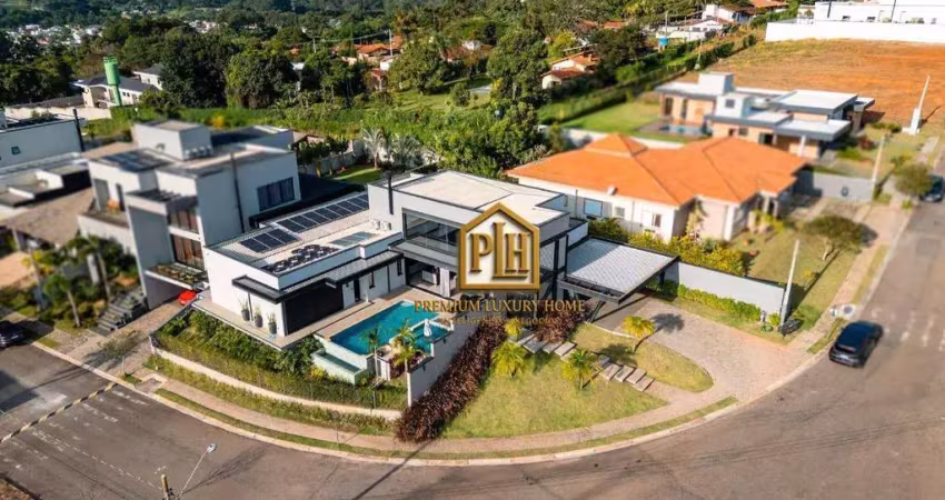Casa com 4 dormitórios à venda, 340 m² por r$ 3.950.000,00 - condominio shamballa iii - atibaia/sp