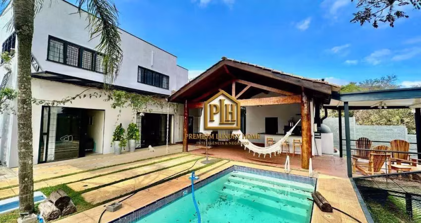 Casa com 3 dormitórios, 300 m² - venda por r$ 850.000,00 ou aluguel por r$ 7.500,00/mês - condomínio portal das rosas - atibaia/sp