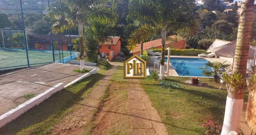 Chácara com 3 dormitórios à venda, 2580 m² por r$ 1.450.000,00 - jardim estância brasil - atibaia/sp