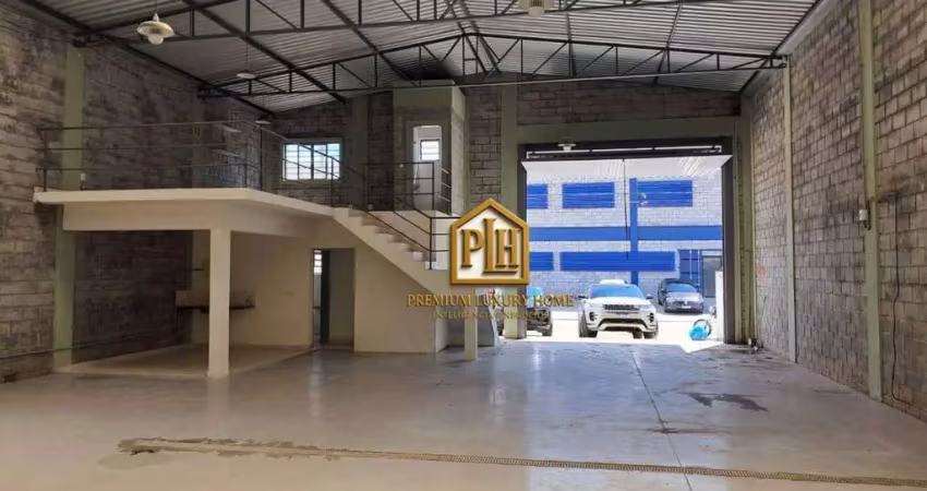 Galpão para alugar, 340 m² por r$ 7.850,00/mês - recreio estoril - atibaia/sp