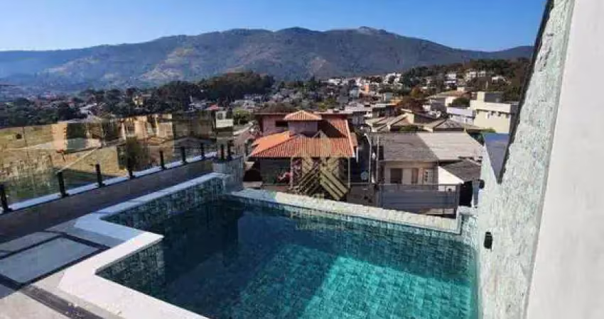 Casa nova de alto padrão com vista exclusiva para a pedra grande