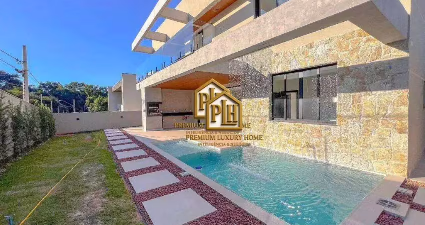 Sobrado com 4 dormitórios à venda, 320 m² por r$ 3.200.000,00 - condomínio reserva são nicolau - atibaia/sp