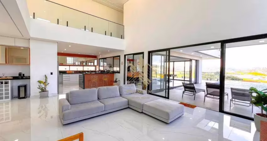 Casa com 5 dormitórios à venda, 800 m² por r$ 3.750.000,00 - condomínio serra da estrela - atibaia/sp