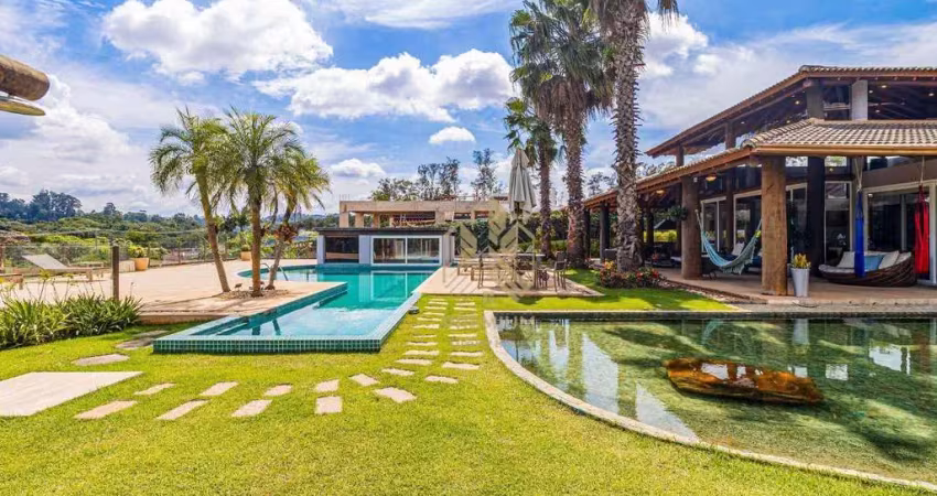 Casa com 5 dormitórios à venda, 1000 m² por r$ 9.990.000,00 - condominio estância parque de atibaia - atibaia/sp