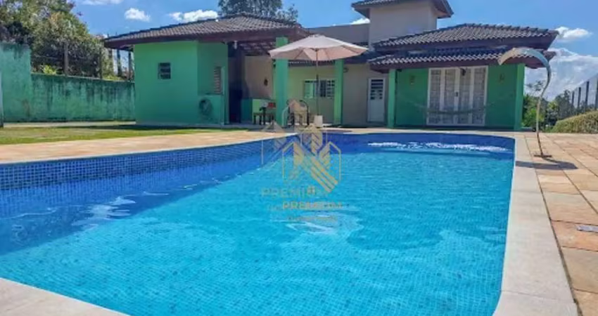 Casa estilo chácara 100% térrea à venda no condomínio alpes d’ouro – bom jesus dos perdões/sp