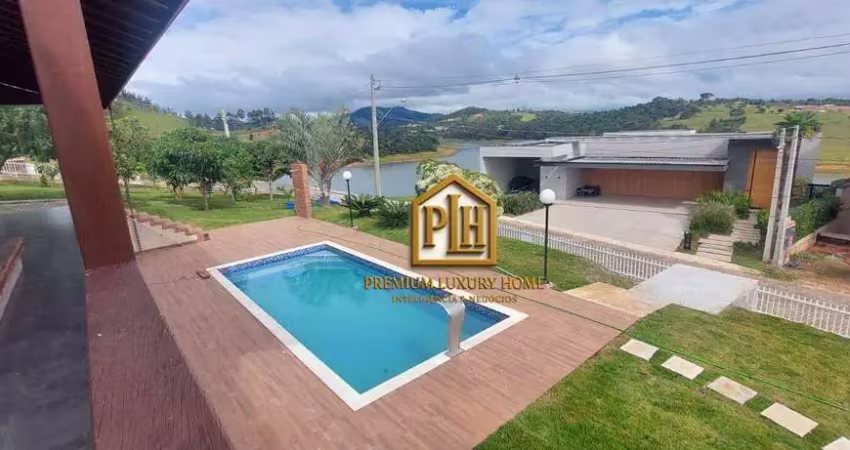 Casa com 3 dormitórios à venda, 260 m² por r$ 2.500.000,00 - condomínio residencial santa fé iii - joanópolis/sp
