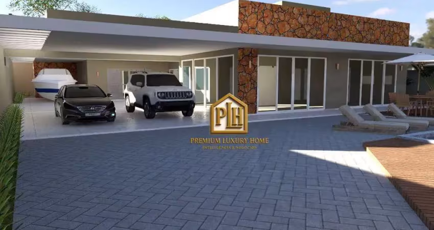 Casa com 5 dormitórios à venda, 389 m² por r$ 3.500.000 - condomínio residencial santa fé iii - joanópolis/sp