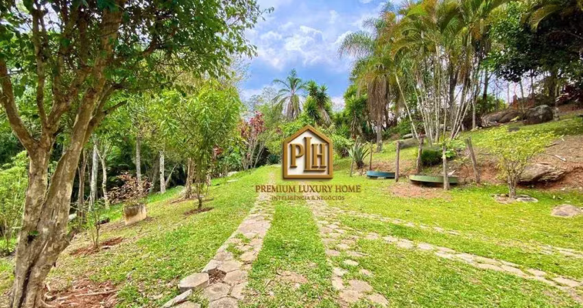 Chácara com 3 dormitórios à venda, 5000 m² por r$ 950.000,00 - recanto dos palmares - atibaia/sp