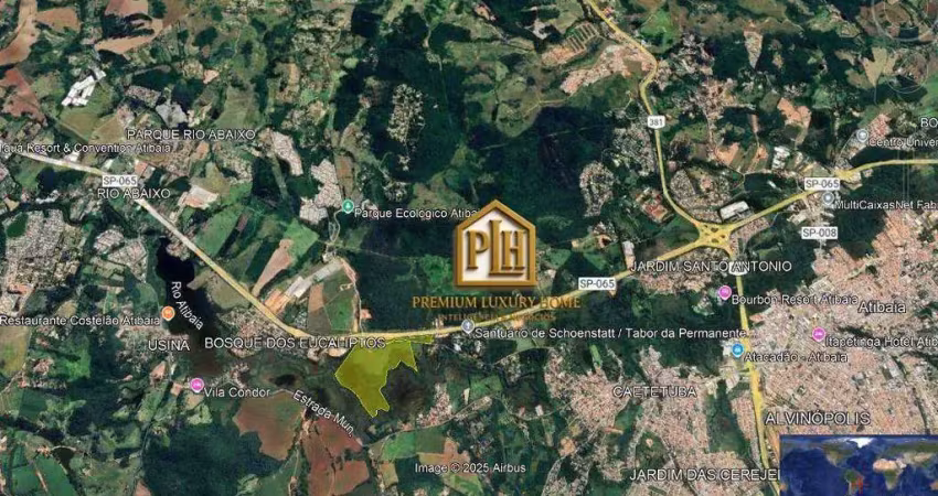 Área à venda, 519000 m² por r$ 31.157.000,00 - ponte alta - atibaia/sp