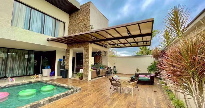 Casa com 4 dormitórios à venda, 457 m² por r$ 2.590.000,00 - condomínio shamalla i - atibaia/sp