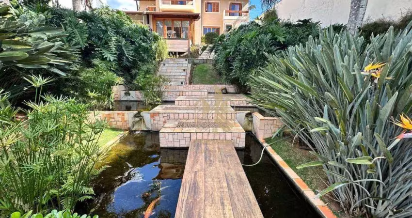 Sobrado com 4 dormitórios à venda, 450 m² por r$ 3.500.000,00 - condomínio osato - atibaia/sp
