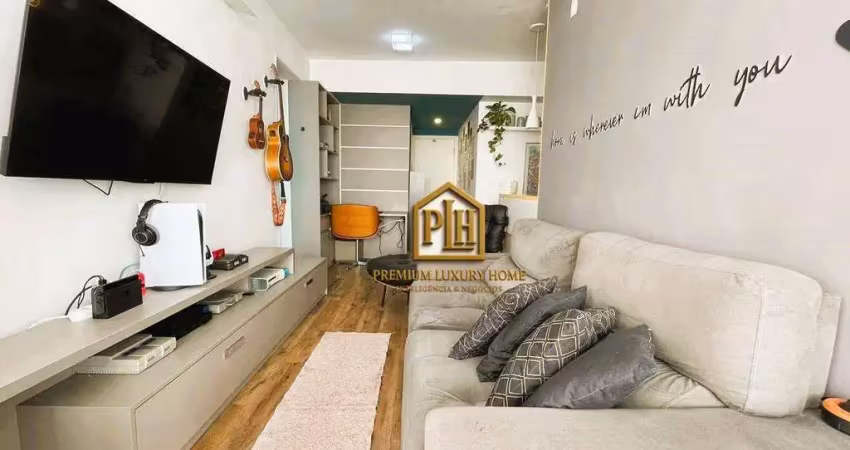 Apartamento com 1 dormitório para alugar, 50 m² por r$ 4.365/mês - tatuapé - são paulo/sp