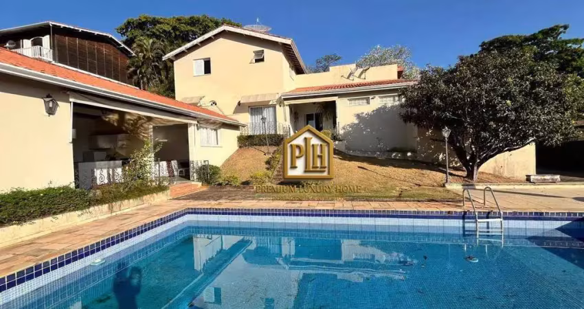 Sobrado com 5 dormitórios, 480 m² - venda por r$ 2.500.000 ou aluguel por r$ 18.300/mês - jardim flamboyant - atibaia/sp