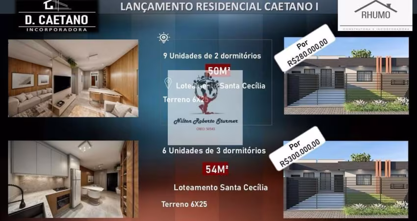 Casas 3 e 4 Quartos para Venda em Fazenda Rio Grande, VENEZA, 3 dormitórios, 1 banheiro, 1 vaga