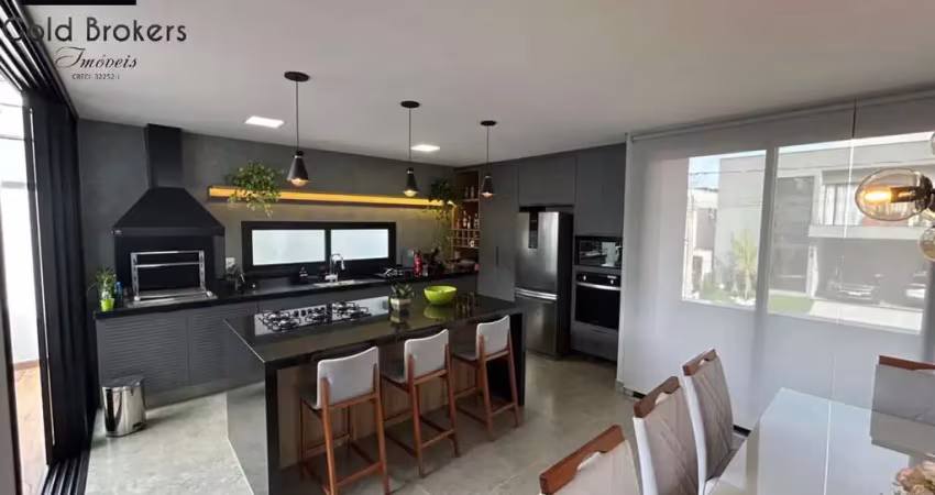 Casa de 222 m² de área construída com 3 suítes no condomínio reserva ermida ii em jundiaí - sp aceita permuta por imóvel menor valor.