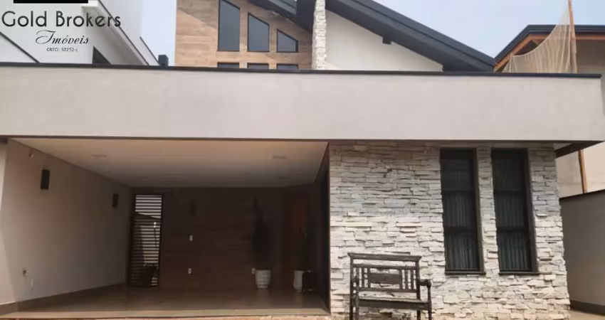 Casa térrea de 252 m² de área construída com 4 dormitórios no condomínio brisas jundiaí no jardim das samambaias em jundiaí sp