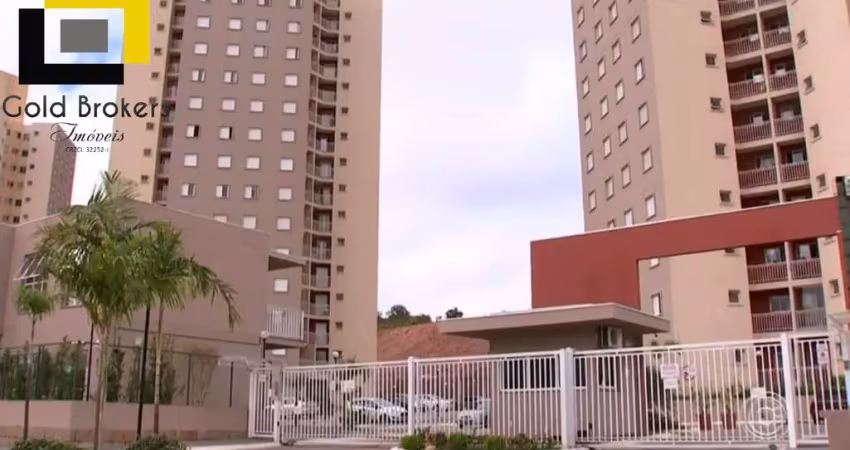 Apartamento semimobiliado de 48m² com 2 dormitórios - condomínio residencial girassol -cidade jardim - jundiaí/sp