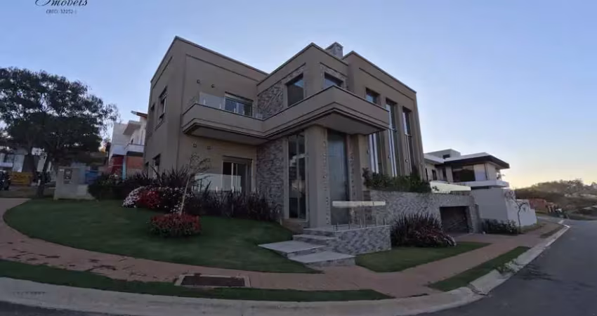 Casa de 447 m² de área construída com 4 suítes no condomínio brisas jundiaí no jardim samambaia em jundiaí sp