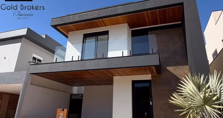 Casa de 279 m² de área construída com 3 suítes no condomínio brisas jundiaí no jardim samambaia em jundiaí sp