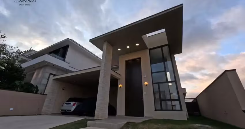 Casa de 241 m² de área construída com 3 suítes no condomínio brisas jundiaí no jardim samambaia em jundiaí sp