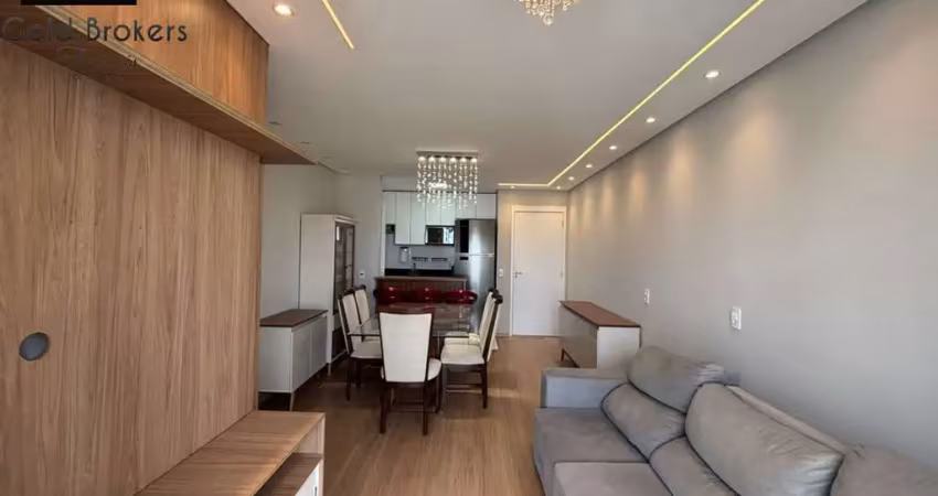 Apartamento mobiliado de 71m² com 3 dormitórios no condomínio vista park na vila nambi em jundiaí - sp