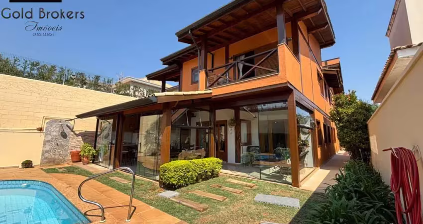 Casa de 406 m² de área construída com 3 suítes no condomínio quinta da malota ii em jundiaí sp