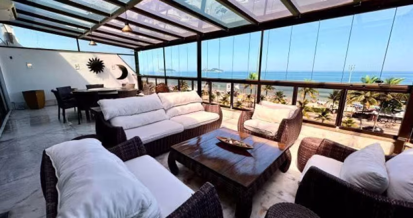 Maravilhosa cobertura duplex 5 quartos vista mar na Barra da Tijuca-RJ