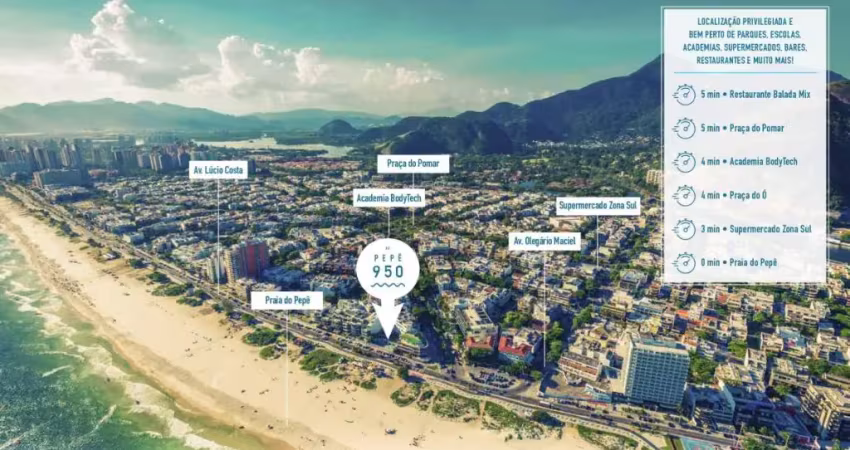 Vende-se apartamento 3 suítes com vista mar na barra da tijuca-rj