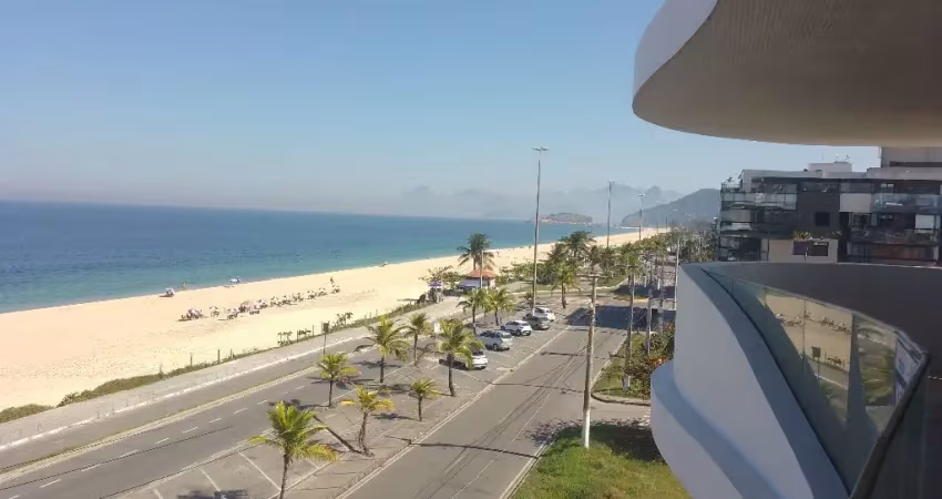 3 suítes com vista mar com varanda gourmet e 2 vagas de garagem