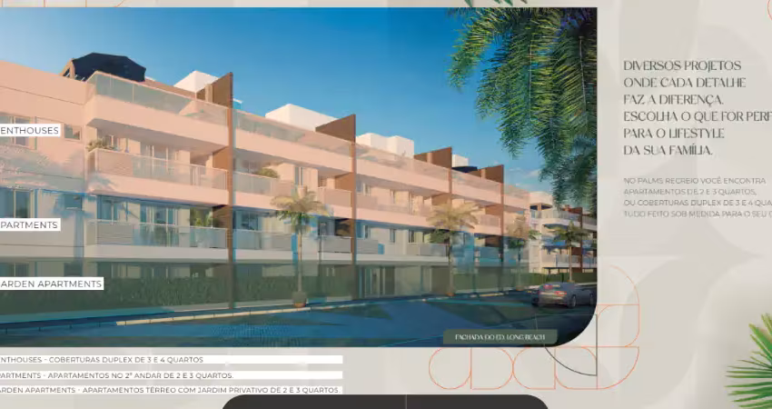 Grande oportunidade no recreio em lançamento 60m² á 187m², trazendo economia e qualidade de vida