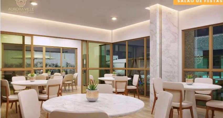 Apartamento de 02 quartos, 01 súite e varanda, em candeias, em construção, entrega em Novembro-2025