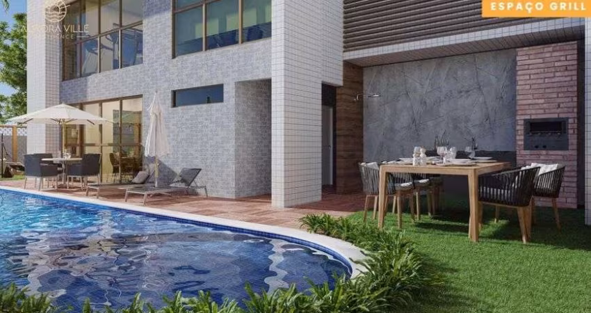 MD - Aurora Ville - Lançamento em Candeias, apartamento 2 quartos com varanda gourmet