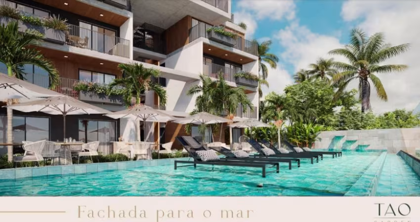 TM -Flat à beira mar no melhor trecho de banho da Praia de Tamandaré