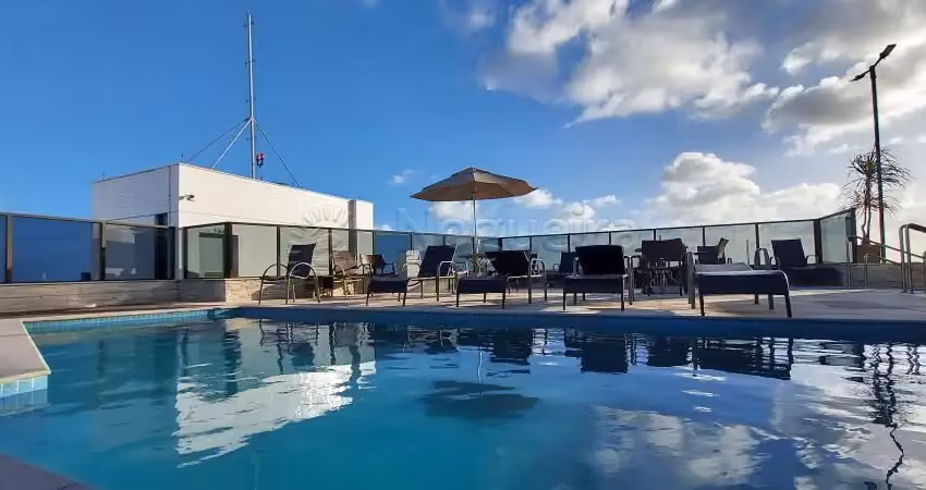 Excelente apartamento de 1 quarto localizado em Boa Viagem com piscina com ótima vista.