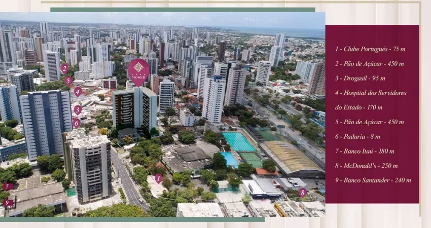Apartamento com 2 quartos à venda na Avenida Conselheiro Rosa e Silva, 236, Graças, Recife